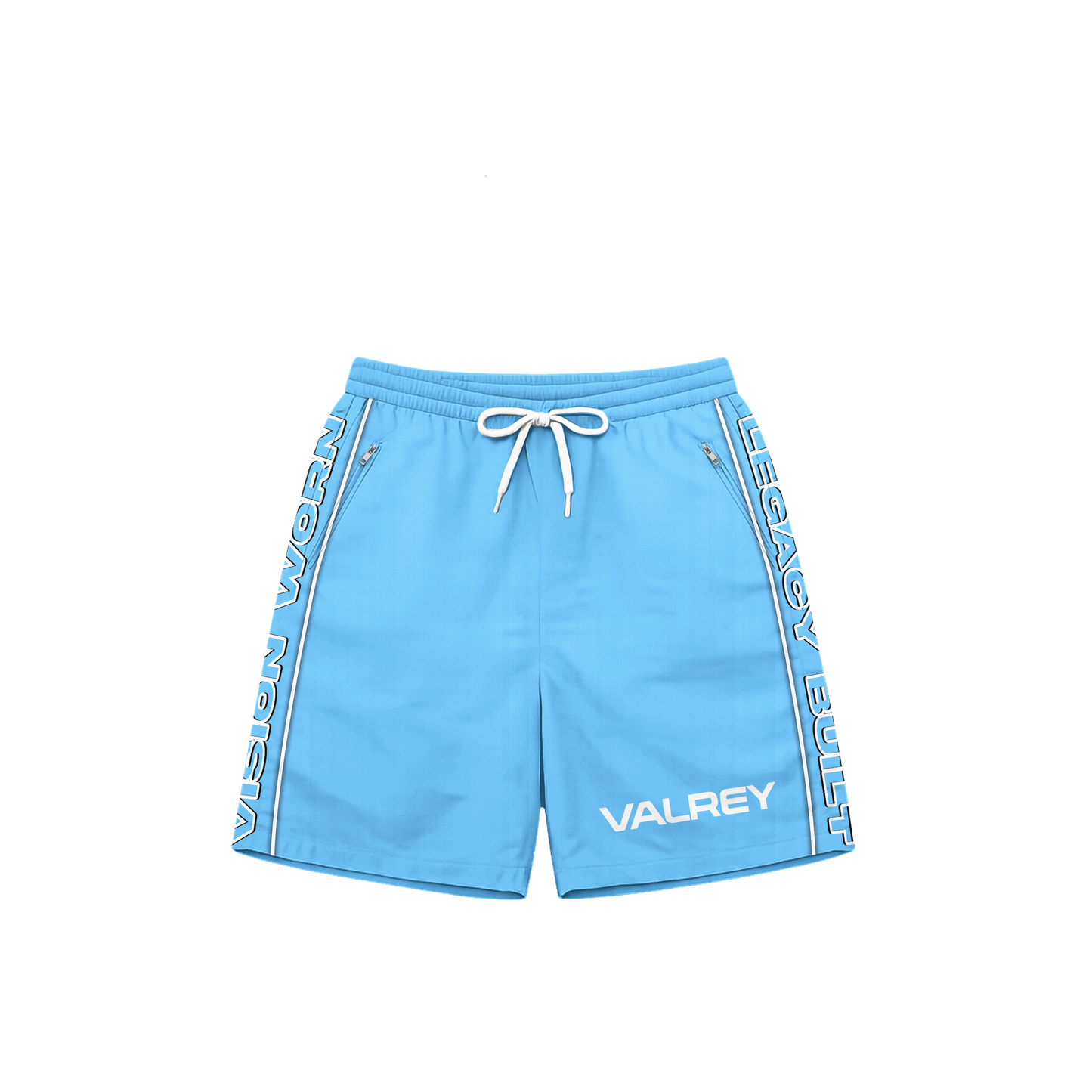 VALREY Quarter-Zip Tracksuit Set "Light Blue"
